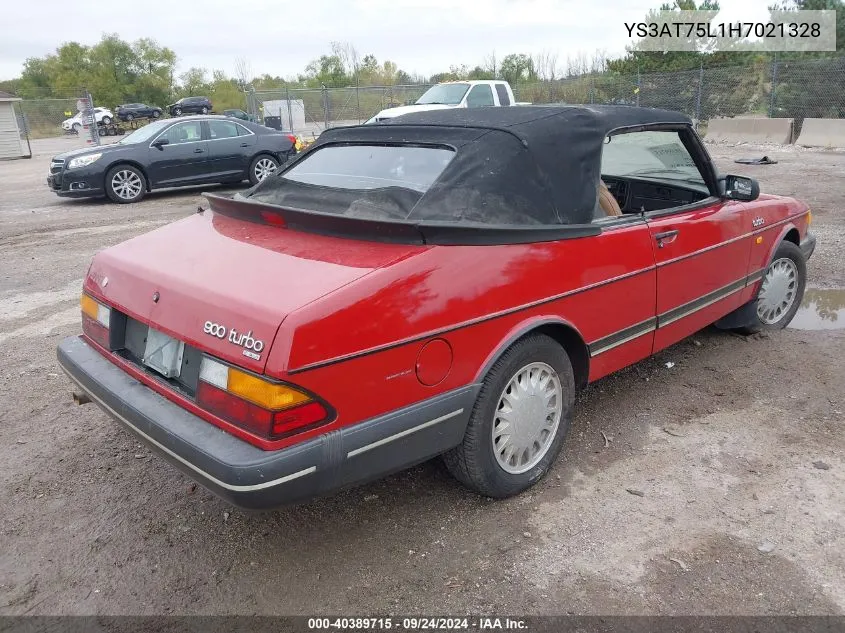 YS3AT75L1H7021328 1987 Saab 900