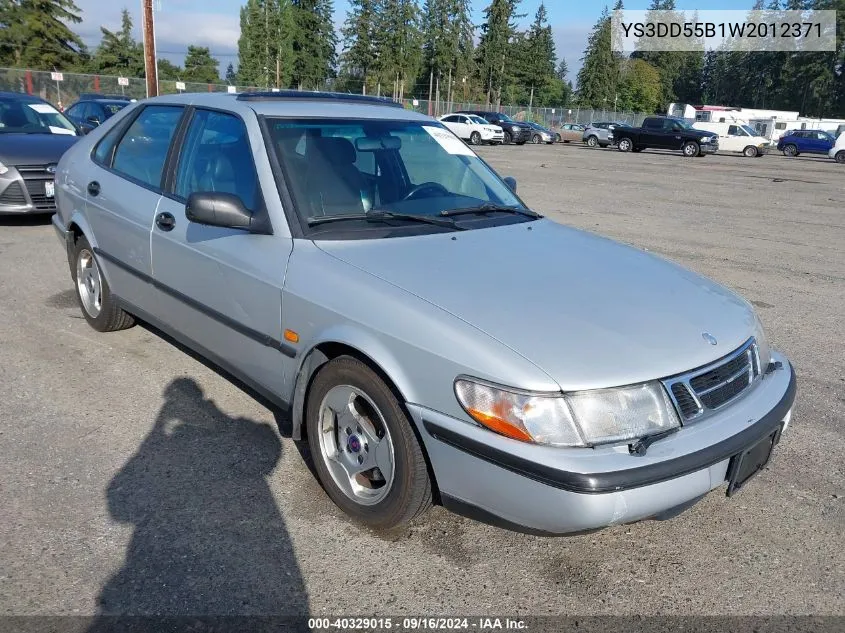 YS3DD55B1W2012371 1998 Saab 900 S