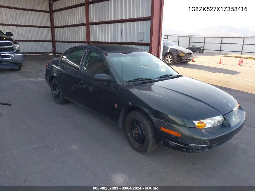 2001 Saturn Sl2 VIN: 1G8ZK527X1Z358416 Lot: 40252081