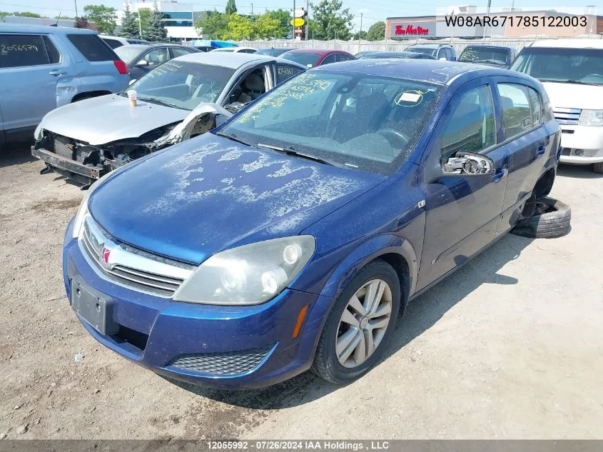 W08AR671785122003 2008 Saturn Astra