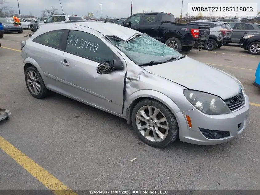 W08AT271285118063 2008 Saturn Astra Xr
