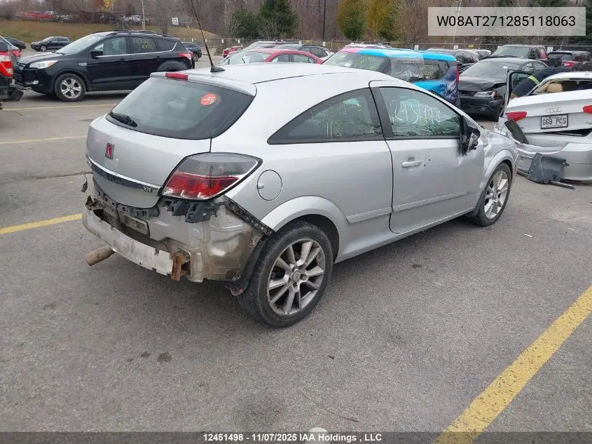 W08AT271285118063 2008 Saturn Astra Xr