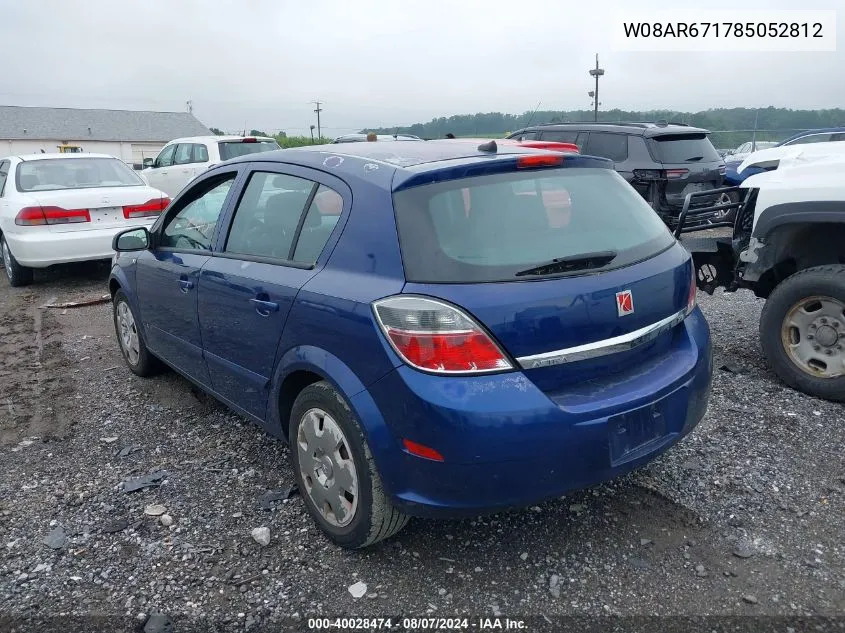 W08AR671785052812 2008 Saturn Astra Xe