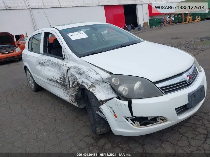 2008 Saturn Astra Xe VIN: W08AR671385122614 Lot: 40120451