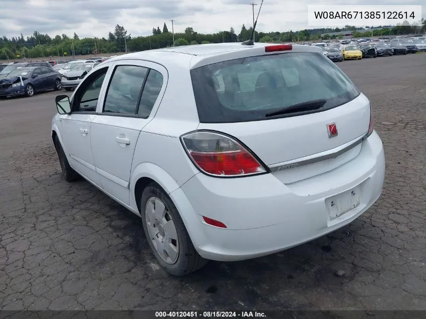 W08AR671385122614 2008 Saturn Astra Xe