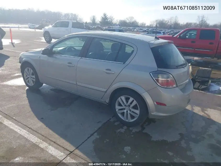 W08AT671085112009 2008 Saturn Astra Xr