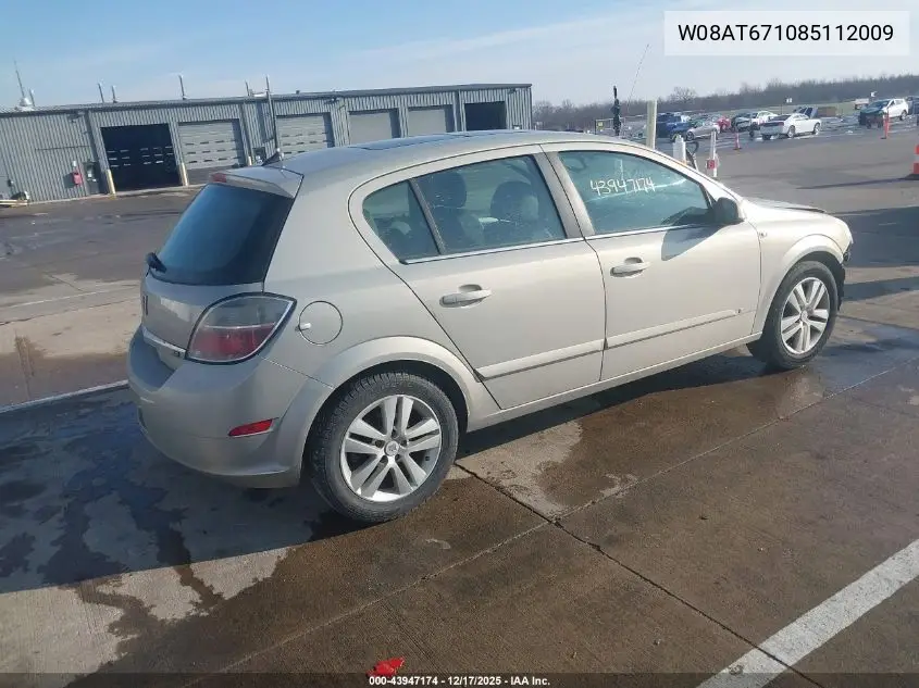 W08AT671085112009 2008 Saturn Astra Xr