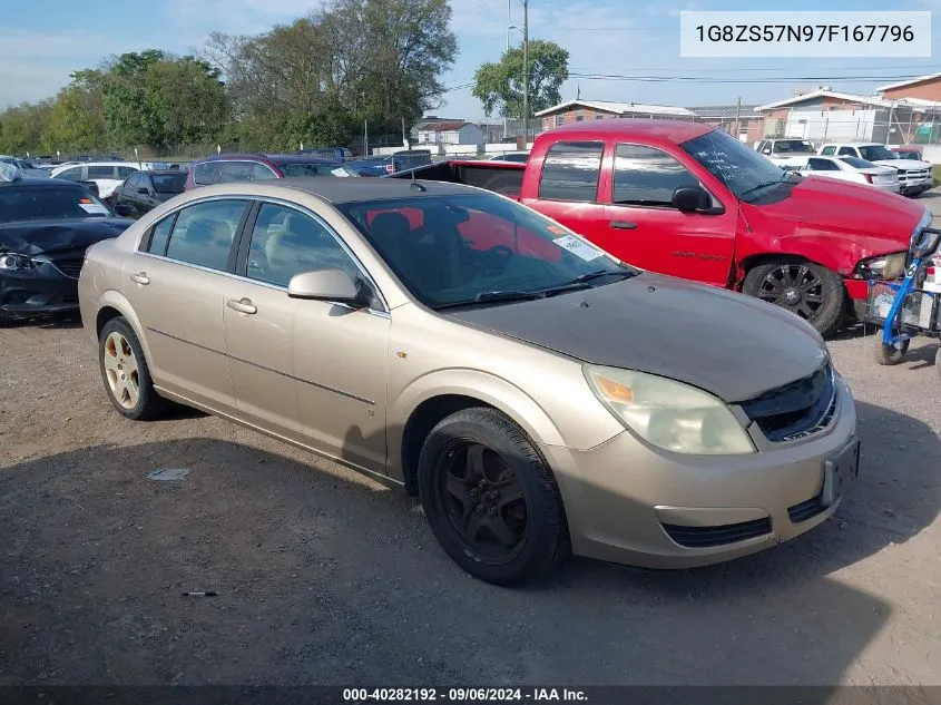 2007 Saturn Aura Xe VIN: 1G8ZS57N97F167796 Lot: 40282192