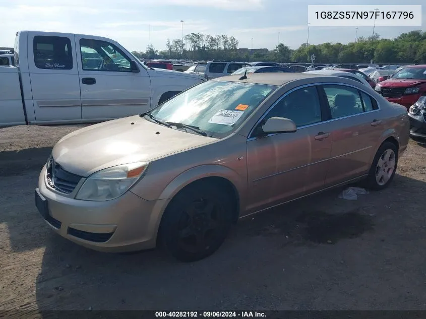 2007 Saturn Aura Xe VIN: 1G8ZS57N97F167796 Lot: 40282192