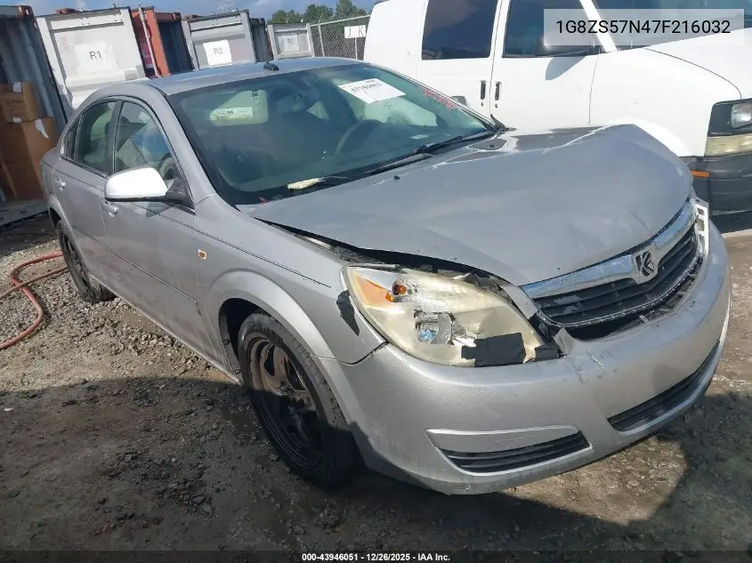 1G8ZS57N47F216032 2007 Saturn Aura Xe
