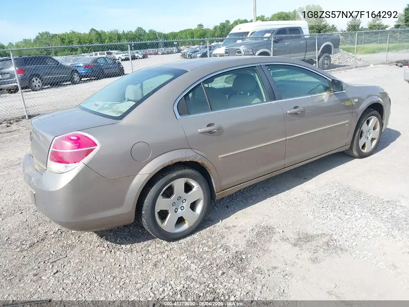 2007 Saturn Aura Xe VIN: 1G8ZS57NX7F164292 Lot: 45279050