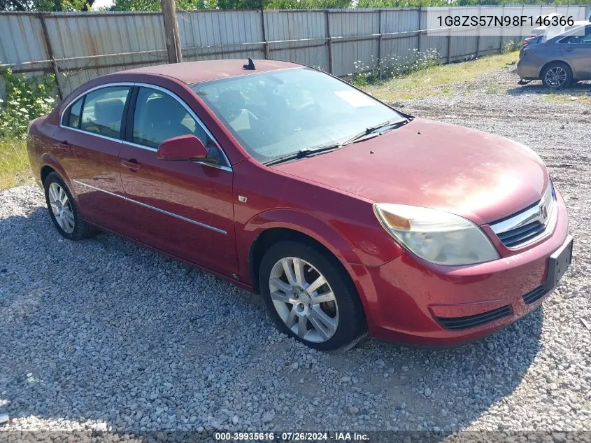 1G8ZS57N98F146366 2008 Saturn Aura Xe