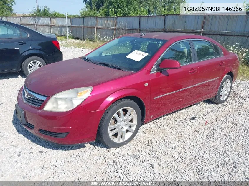 1G8ZS57N98F146366 2008 Saturn Aura Xe