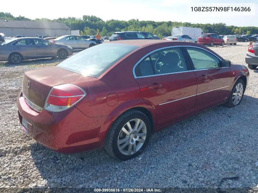 1G8ZS57N98F146366 2008 Saturn Aura Xe