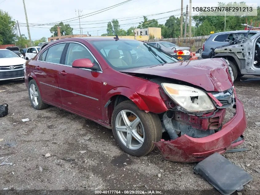 2008 Saturn Aura Xe VIN: 1G8ZS57N78F291213 Lot: 40177764