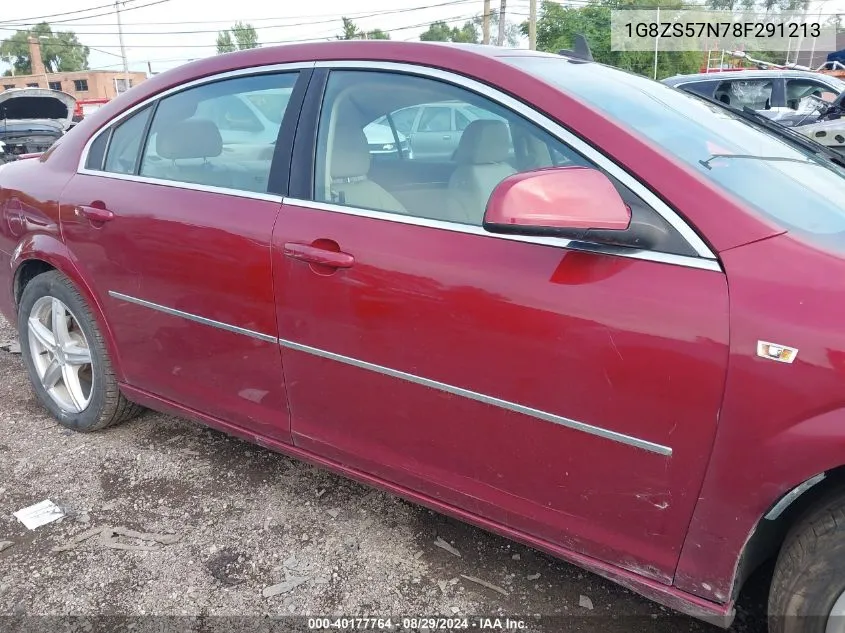 2008 Saturn Aura Xe VIN: 1G8ZS57N78F291213 Lot: 40177764