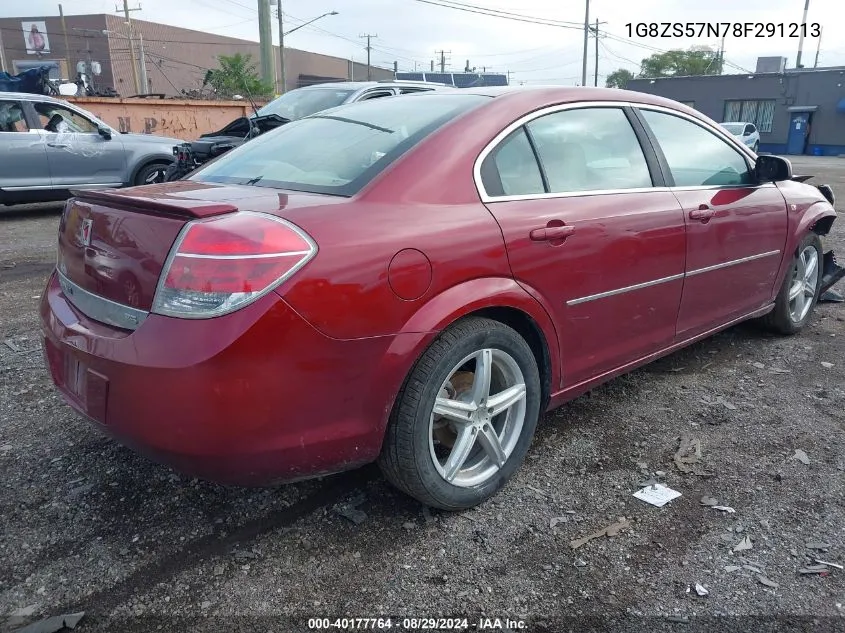 2008 Saturn Aura Xe VIN: 1G8ZS57N78F291213 Lot: 40177764