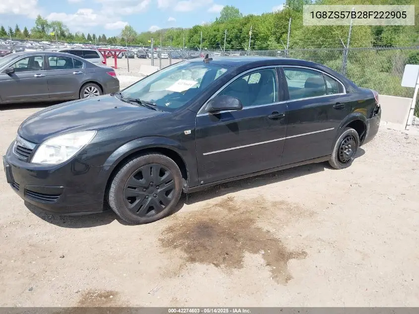1G8ZS57B28F222905 2008 Saturn Aura Xe