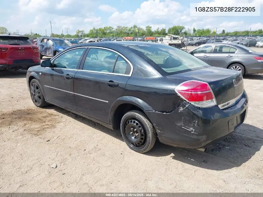 1G8ZS57B28F222905 2008 Saturn Aura Xe