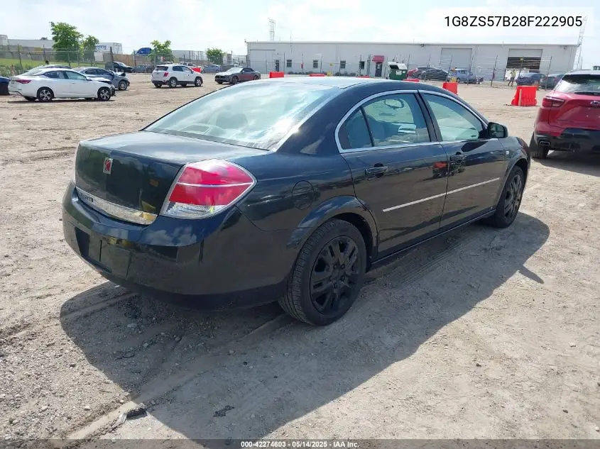 1G8ZS57B28F222905 2008 Saturn Aura Xe