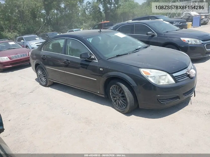 2008 Saturn Aura Xe VIN: 1G8ZS57BX8F154286 Lot: 45245910