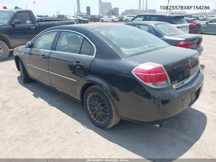 2008 Saturn Aura Xe VIN: 1G8ZS57BX8F154286 Lot: 45245910