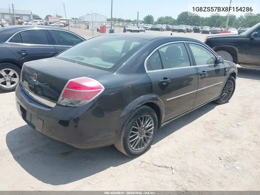 2008 Saturn Aura Xe VIN: 1G8ZS57BX8F154286 Lot: 45245910