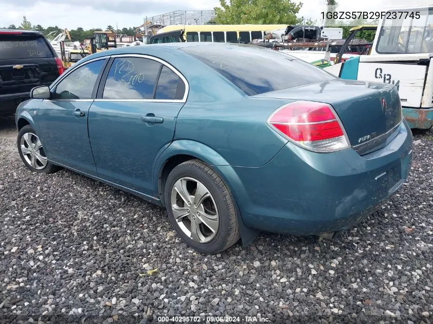 2009 Saturn Aura Xe VIN: 1G8ZS57B29F237745 Lot: 40295702