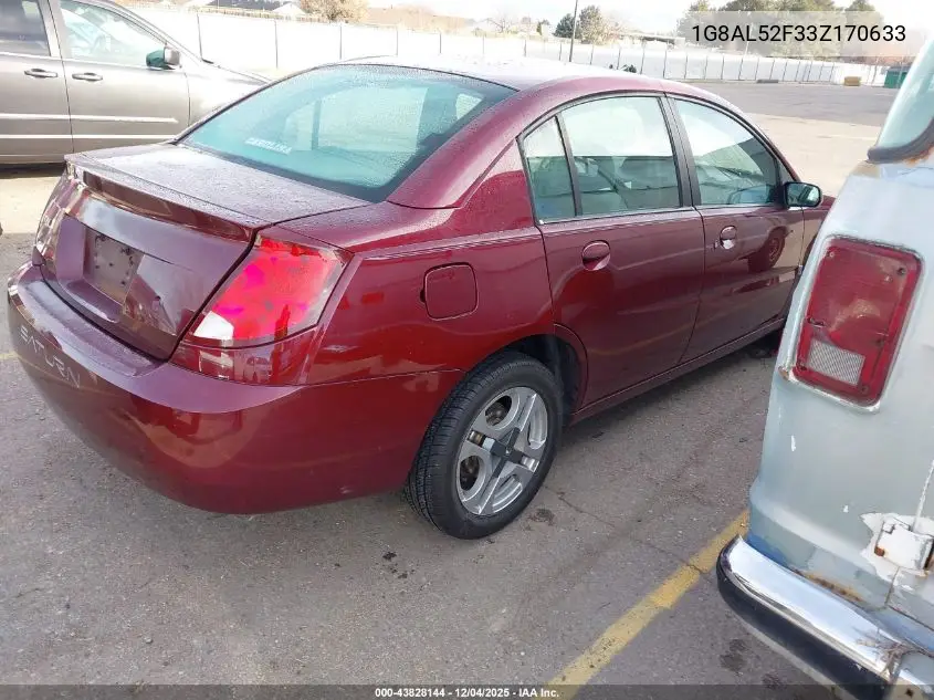 1G8AL52F33Z170633 2003 Saturn Ion 3