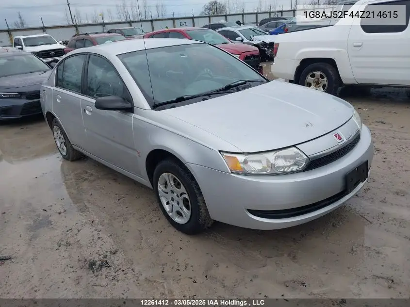 1G8AJ52F44Z214615 2004 Saturn Ion Level 2