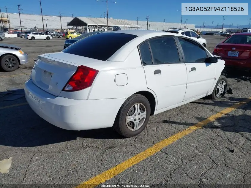 1G8AG52F94Z118526 2004 Saturn Ion 1