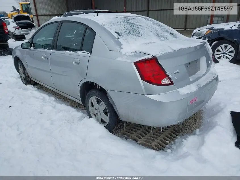 1G8AJ55F66Z148597 2006 Saturn Ion 2