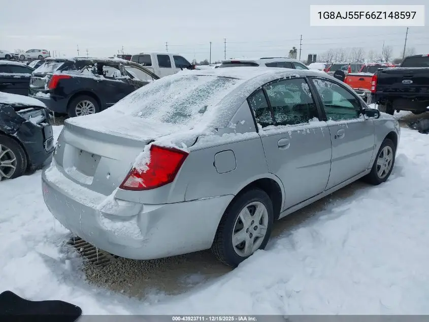 1G8AJ55F66Z148597 2006 Saturn Ion 2