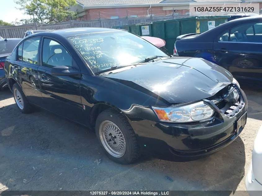 2007 Saturn Ion Sedan VIN: 1G8AZ55F47Z131629 Lot: 12075327