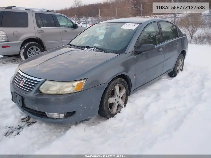 1G8AL55F77Z137538 2007 Saturn Ion 3