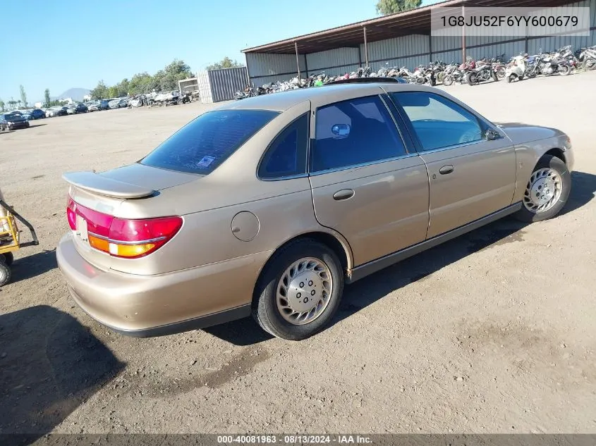 1G8JU52F6YY600679 2000 Saturn Ls1