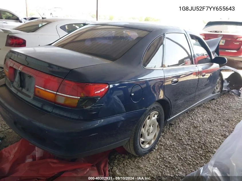 1G8JU52F7YY655643 2000 Saturn Ls1