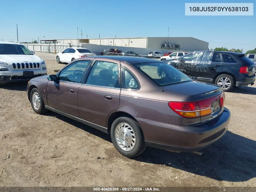 1G8JU52F0YY638103 2000 Saturn Ls1