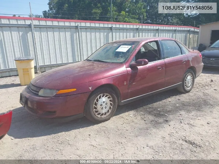 2001 Saturn L200 VIN: 1G8JU52F81Y548056 Lot: 40168430