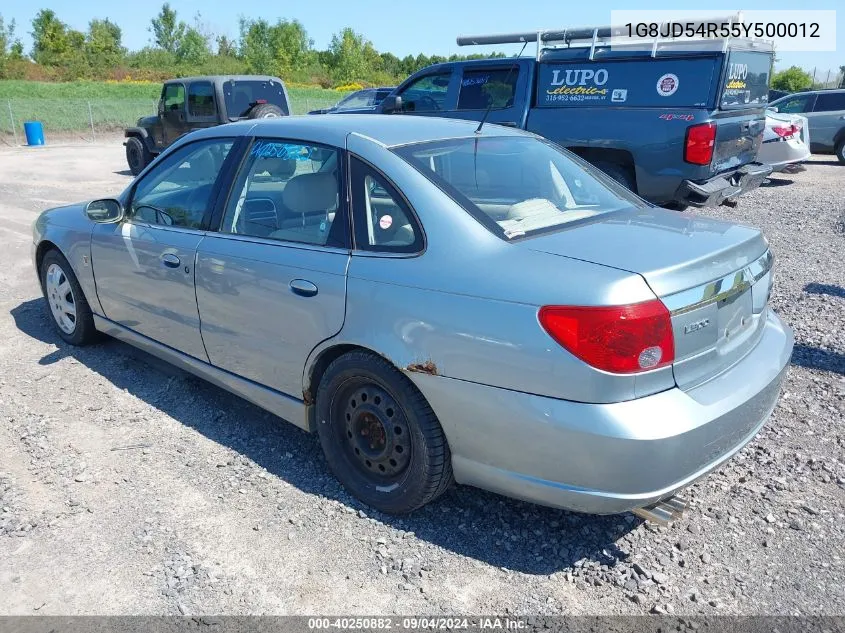 2005 Saturn L300 VIN: 1G8JD54R55Y500012 Lot: 40250882