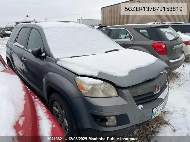 5GZER13787J153819 2007 Saturn Outlook Xe