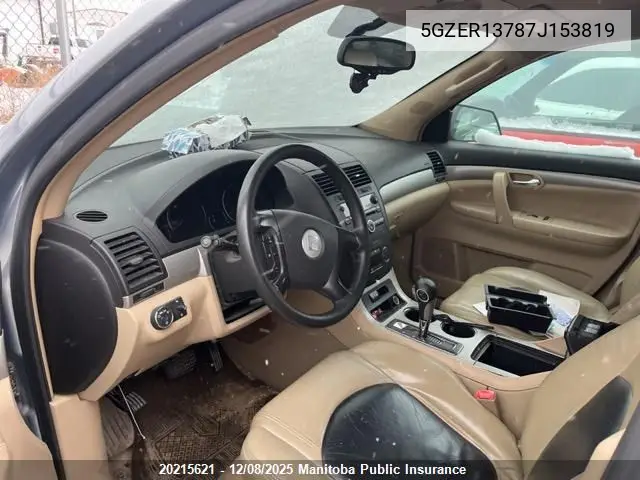 5GZER13787J153819 2007 Saturn Outlook Xe