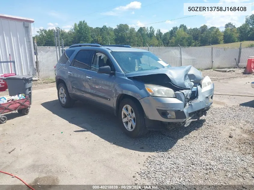 2008 Saturn Outlook Xe VIN: 5GZER13758J168408 Lot: 40218839