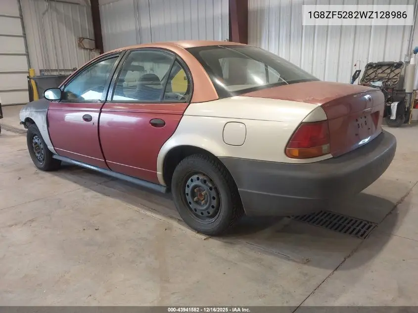 1G8ZF5282WZ128986 1998 Saturn Sl
