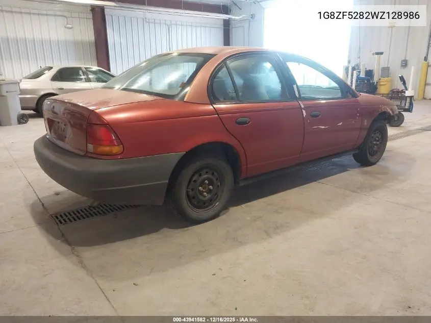 1G8ZF5282WZ128986 1998 Saturn Sl