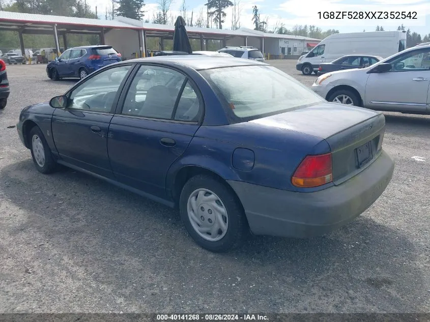 1999 Saturn Sl VIN: 1G8ZF528XXZ352542 Lot: 40141268