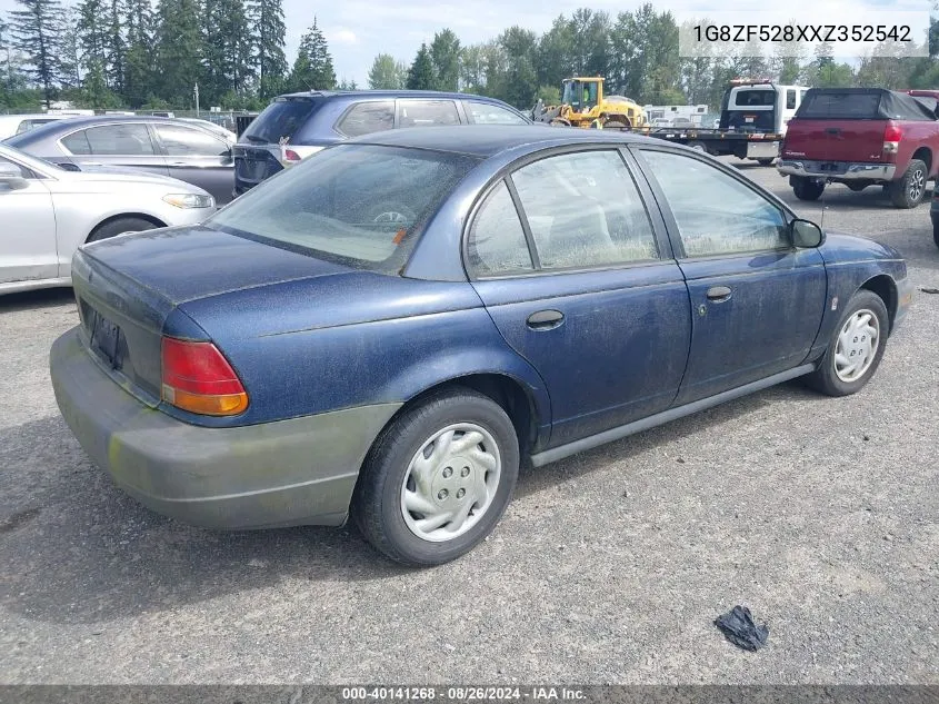 1999 Saturn Sl VIN: 1G8ZF528XXZ352542 Lot: 40141268