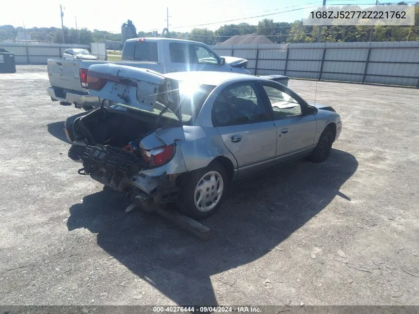 2002 Saturn S-Series Sl2 VIN: 1G8ZJ52772Z221762 Lot: 40276444