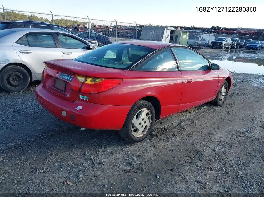 1G8ZY12712Z280360 2002 Saturn S-Series Sc2