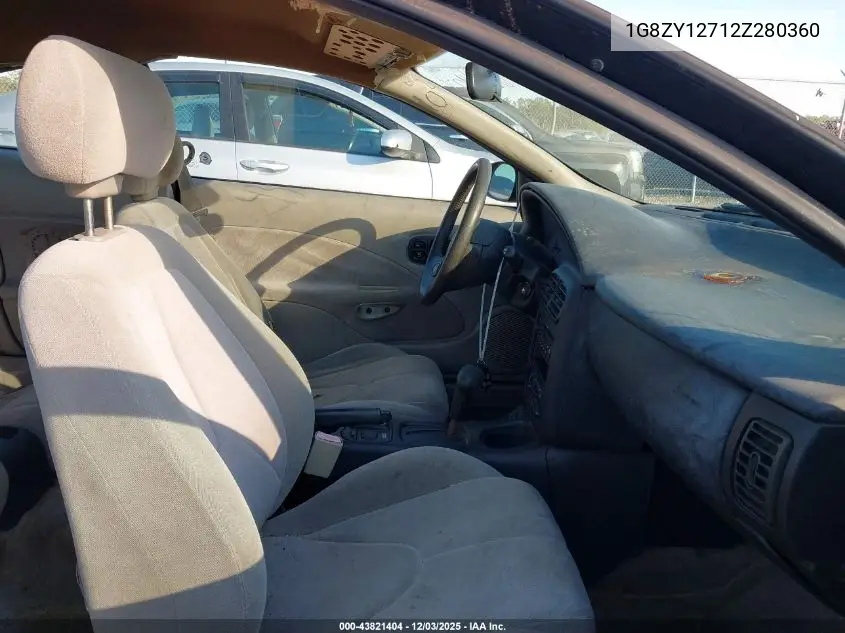 1G8ZY12712Z280360 2002 Saturn S-Series Sc2